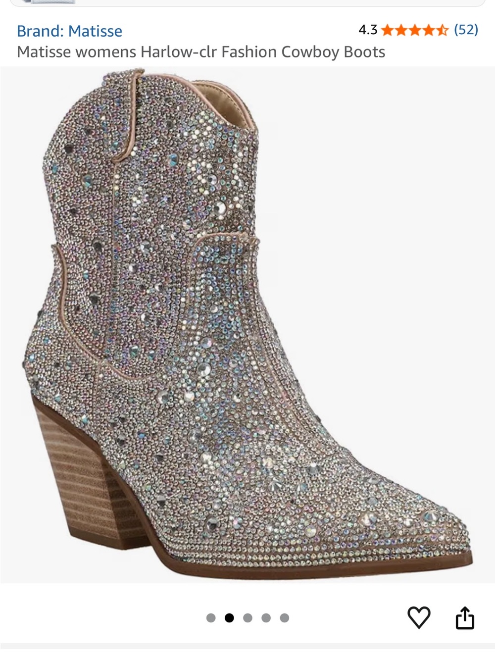 Matisse Harlow Crystal Embellished Ankle Booties - Silver